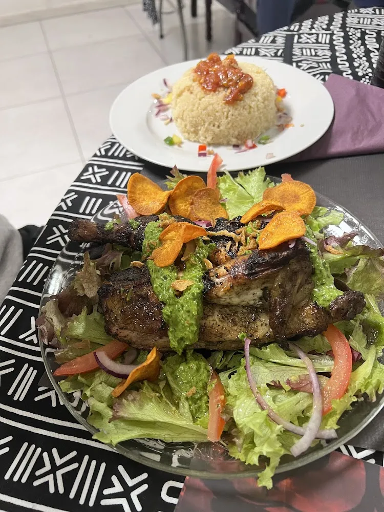 Poulet Braisé Et Athieke